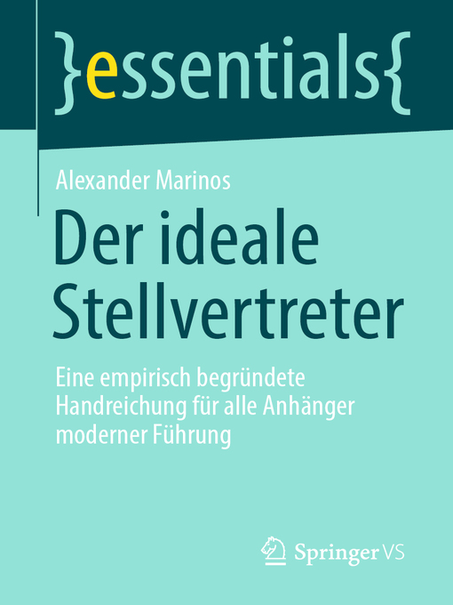 Title details for Der ideale Stellvertreter by Alexander Marinos - Available